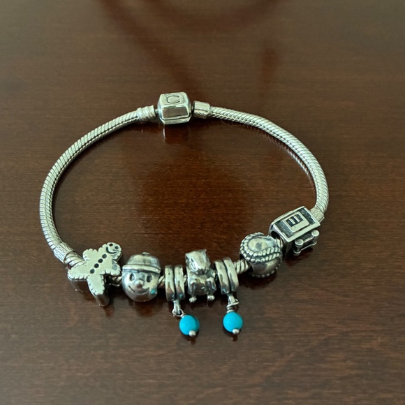 Chamilia 925 Sterling Silver Charm Bracelet - Picture 3 of 7